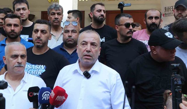Adana Demirspor taraftarları belediye binasına girmeye çalıştı