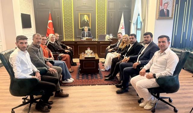 AK Parti Edremit'ten Kaymakam Engin'e Hoş Geldin Ziyareti