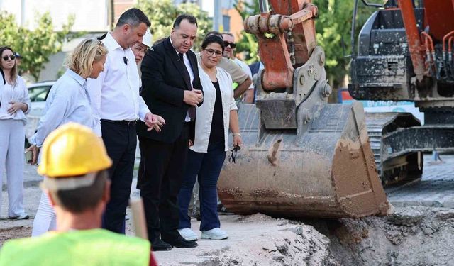 Akhisar'da yağmur suyu kabusu sona erecek