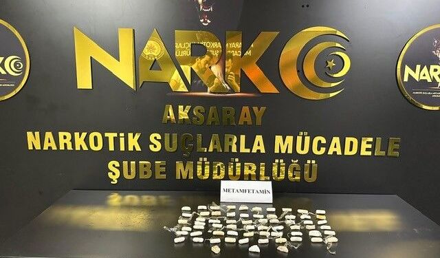 Aksaray'da uyuşturucu taşıyan 6 kişi operasyonla yakalandı