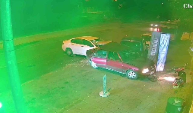 Alkollü sürücü hızla ilerleyince, cadde savaş alanına döndü