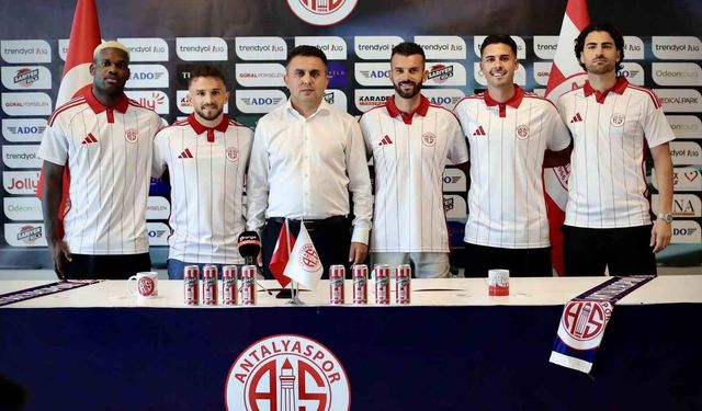 Antalyaspor transfer tahtasını açtı, 5 yeni isimle anlaştı