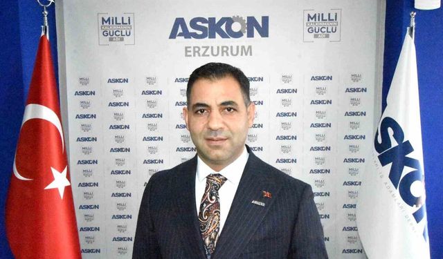 ASKON Erzurum Başkanı Turan'dan 30 Ağustos Zafer Bayramı kutlaması