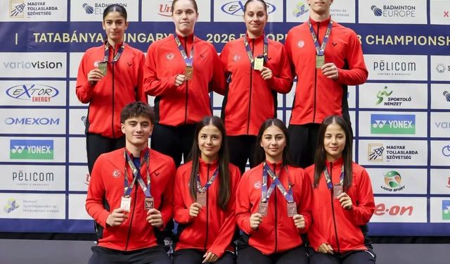 Avrupa Gençler Badminton Şampiyonası'nda Türkiye 4 madalya kazandı