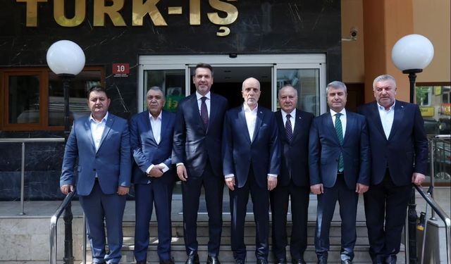 Bakan Bayraktar ve Türk-İş Lideri Atalay, Madenciler İçin Buluştu