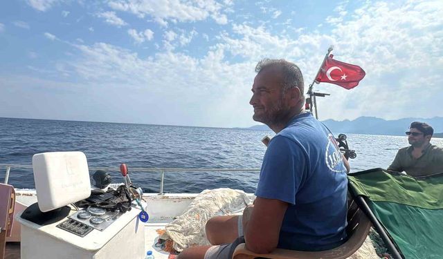 Balıkçı, yangın bölgesine ulaşımı sağlamak için seferber oldu