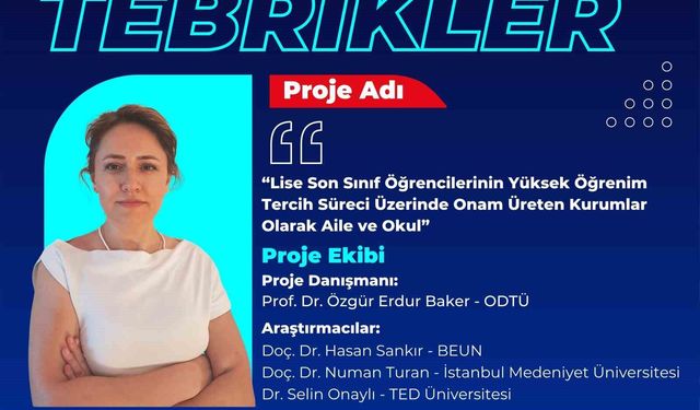 BEUN'dan Yükseköğrenim Tercihleri İçin TÜBİTAK Destekli Proje