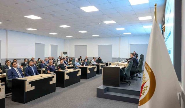 Bilecik'te afet risklerini azaltmak için İRAP toplantısı düzenlendi