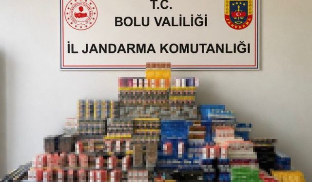 Bolu'da kaçakçılığa büyük darbe: 1.15 milyon liralık ürün ele geçirildi