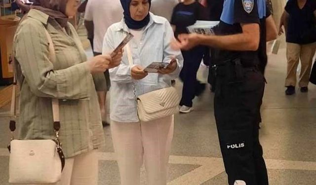 Bursa'da polis ekiplerinden vatandaşlara güvenlik uyarısı