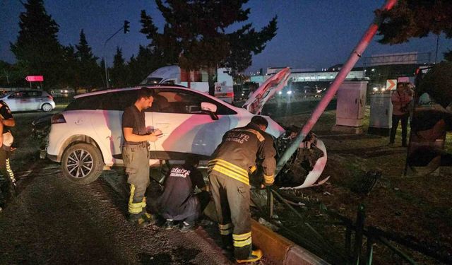 Çerkezköy'de otomobiller çarpıştı: 6 kişi yaralandı