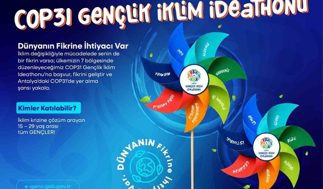 COP31 Gençlik İklim İdeathonu için başvurular açıldı