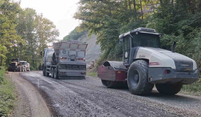 Değirmentepe Köyü'ndeki asfaltlama çalışmaları başarıyla tamamlandı