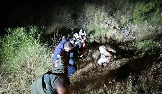 Hassa'da Yamaçtan Düşen Vatandaş Başarıyla Kurtarıldı