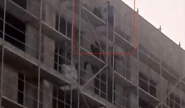 İşçiler, Maaş Vurgunu Nedeniyle İskeleden İndirilmek Zorunda Kaldı