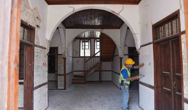 Kahramanmaraş'taki Kocabaş Konağı'nın Restorasyonu Başladı