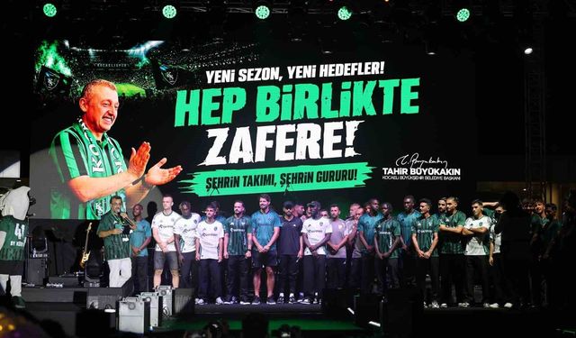 Kocaelispor, yeni sezon açılışında taraftarına unutulmaz bir gece yaşattı