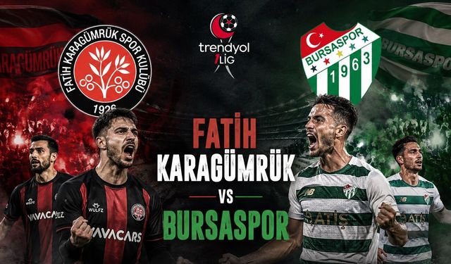 Fatih Karagümrük-Bursaspor maçında ilk 11’ler belli oldu! Cenk Tosun yedek, Iheanacho sahada