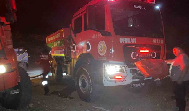 Marmaris'teki orman yangını hızla söndürüldü