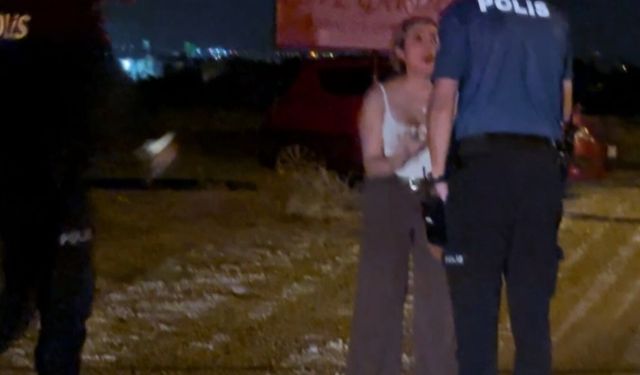 Polis, stüdyoda darp edilen kadını kurtardı