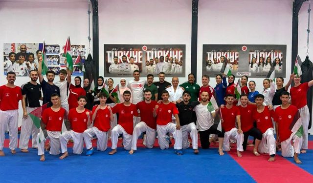Sporun kardeşliği: Filistin Milli Takımı Turkish Open için Türkiye'de