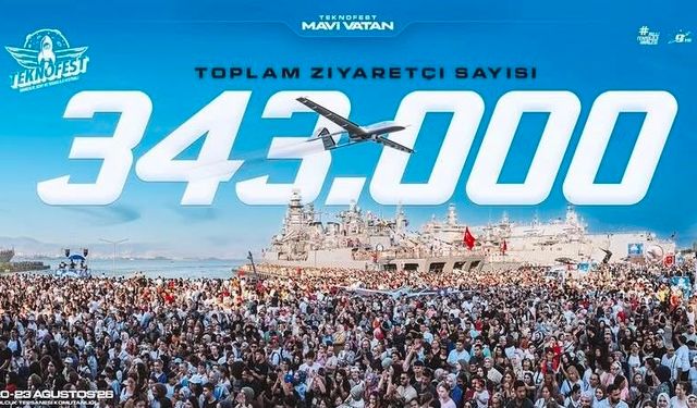 TEKNOFES Mavi Vatan, 343 bin katılımcıyla coşkuya sahne oldu