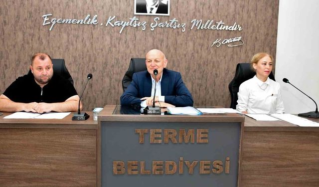 Terme Belediyesi'nden Suriye'ye destek eli