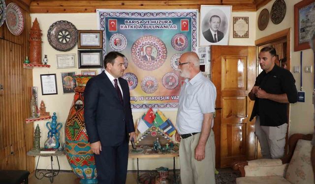 Vali Işın, Sarı Konak Kültür ve Sanat Evi'ni inceledi