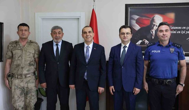 Vali Taşolar'dan Kaymakam Kayaş'a Ziyaret