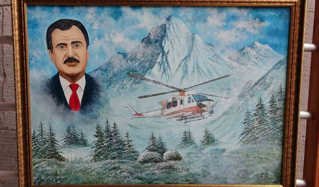 Yağlı Boya Tabloyla Muhsin Yazıcıoğlu'nun Anısı Yaşatılıyor
