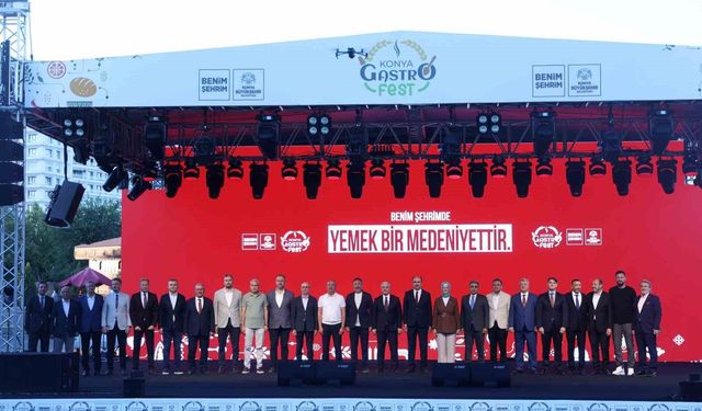 4. Konya GastroFest Festivali Coşkuyla Başladı