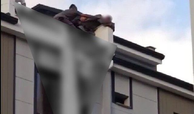 Başkan, Eşiyle Tartışan Genç Adamı Çatıdan Kurtardı