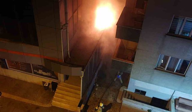 Beykoz'da iş yeri yangını