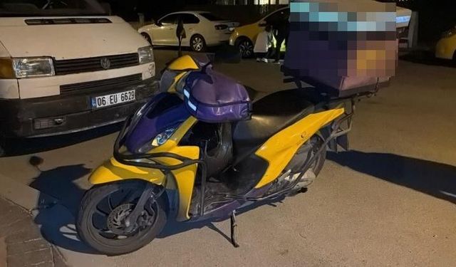 Bolu'da taksi ve motokuryenin çarpıştığı kazada bir kişi yaralandı
