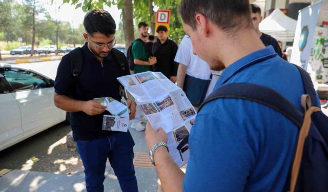 Diyarbakır'da Üniversite Öğrencilerine Özel 'Hoş Geldin' Standı Açıldı