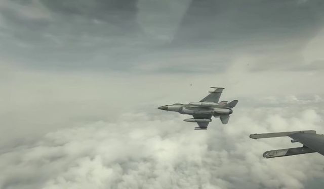 F-16 Savaş Uçakları Amasya'dan Karadeniz'e Uçtu