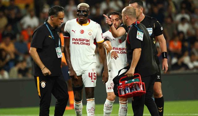 Galatasaray'ın Osimhen'i Başakşehir maçında sakatlandı