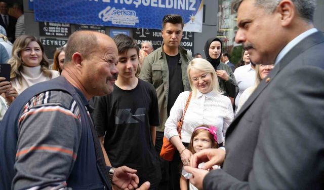 İçişleri Bakanı Çiftçi'ye Bilecik'te tespih takdim edildi