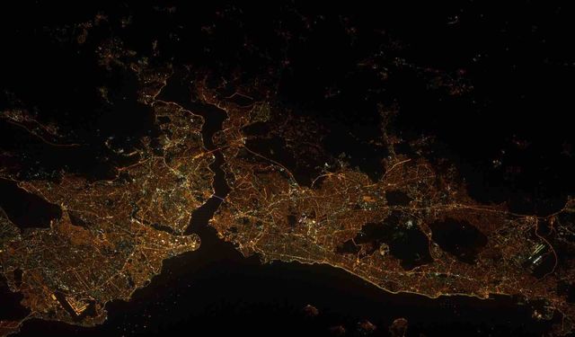 İstanbul'un Uzaydan Çekilen Büyüleyici Görselleri Yayımlandı