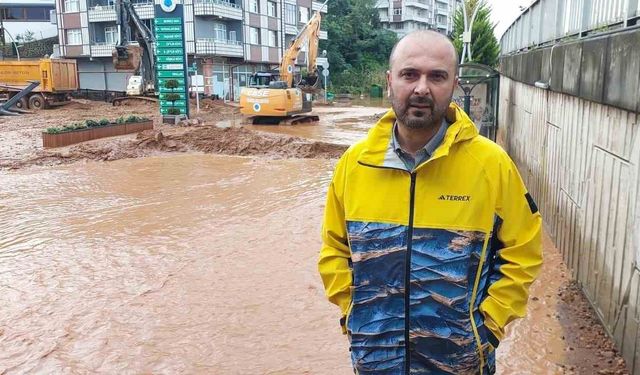 İyidere Belediye Başkanı Saffet Mete: 'İlçemizdeki yağış miktarı 135 kg'ı buldu'