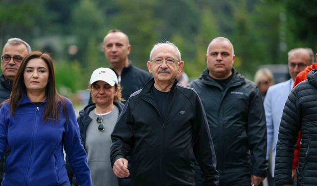 Kılıçdaroğlu, Abant Gölü'nde Sabah Yürüyüşüyle Güne Başladı