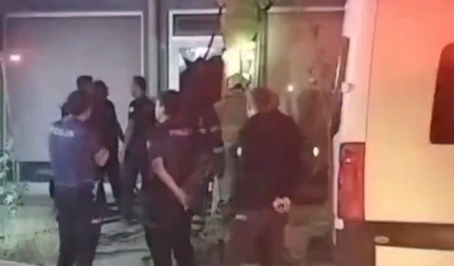Kütahya'da beyaz eşya servisinde yangın