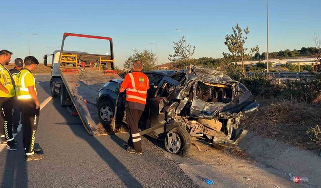 Kuzey Marmara Otoyolu'nda Tır ve Ticari Araç Çarpıştı: 6 Yaralı
