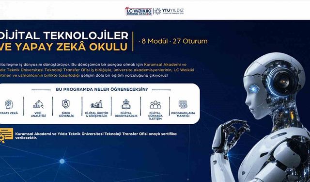 LC Waikiki, Dijital Teknolojiler ve Yapay Zeka Okulu ile çalışanların yetkinliklerini geliştiriyor