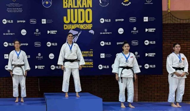 Manisalı Judocu Hira Nur Turgut, Balkan Şampiyonası'nda İki Madalya Kazandı