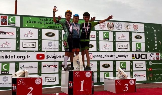 Manisalı Sporcular, Dağ Bisikleti Türkiye Şampiyonası'nda 15 Madalya ile Göz Doldurdu