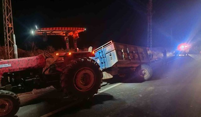 Mardin'de Traktör ile Cip Çarpıştı