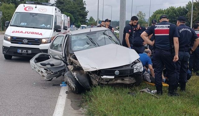 Samsun'da Feci Kaza: 5 Yaralı