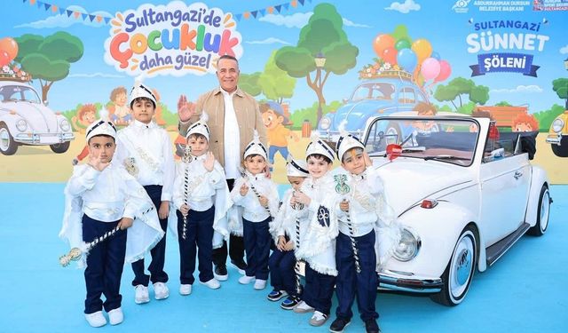 Sultangazi'de 1.500 Çocuk İçin Coşkulu Sünnet Şöleni Düzenlendi