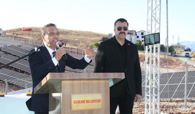 Suşehri Belediyesi'nden Yenilenebilir Enerjide Önemli Adım: Güneş Enerji Santrali Açıldı